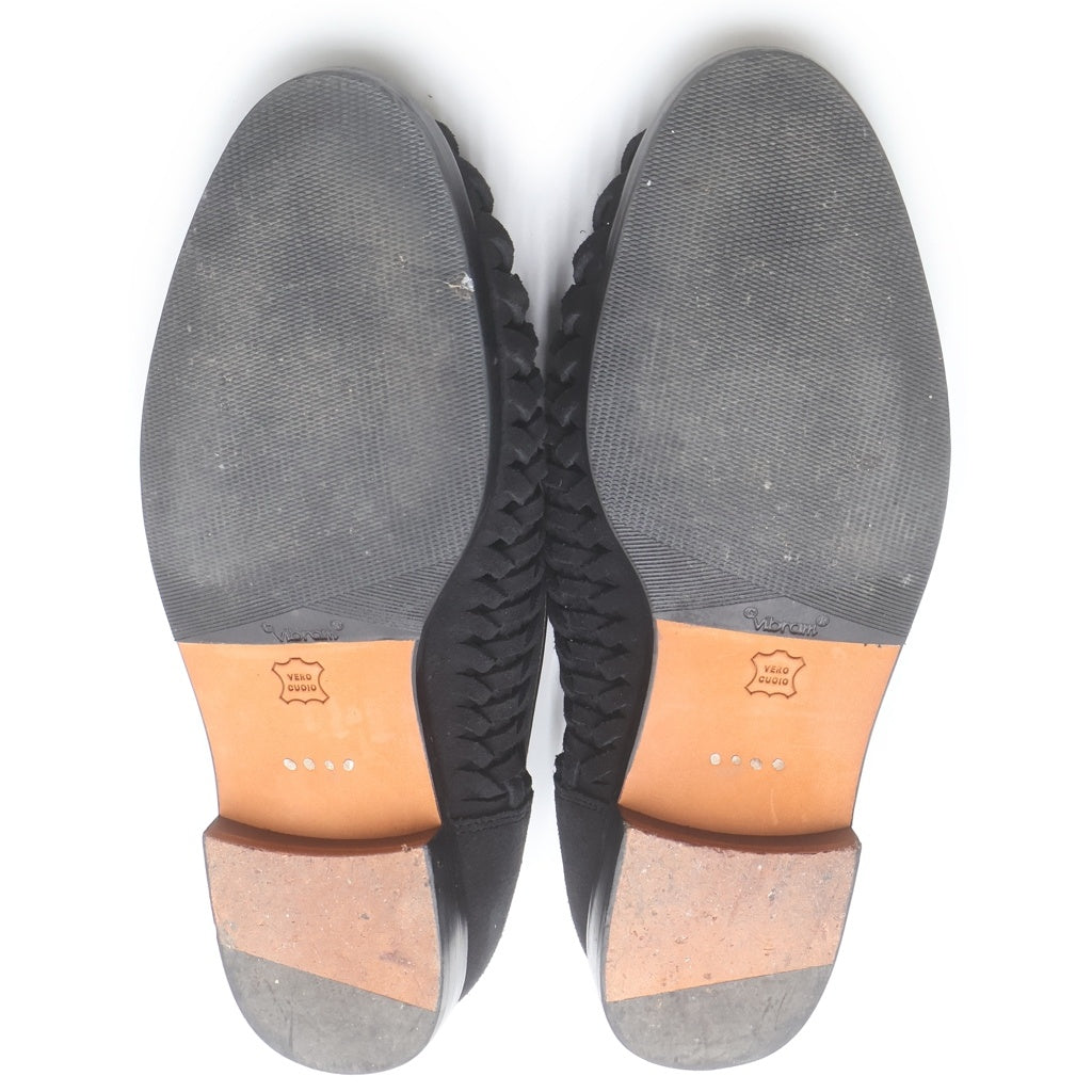 Hender Scheme(エンダースキーマ) Libido スウェードローファー ローカットシューズ スリッポン ブラック yv-s-lib