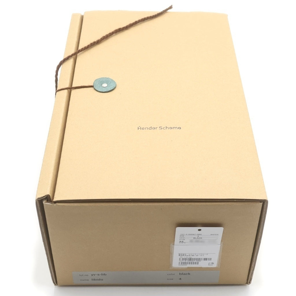 Hender Scheme(エンダースキーマ) Libido スウェードローファー ローカットシューズ スリッポン ブラック yv-s-lib