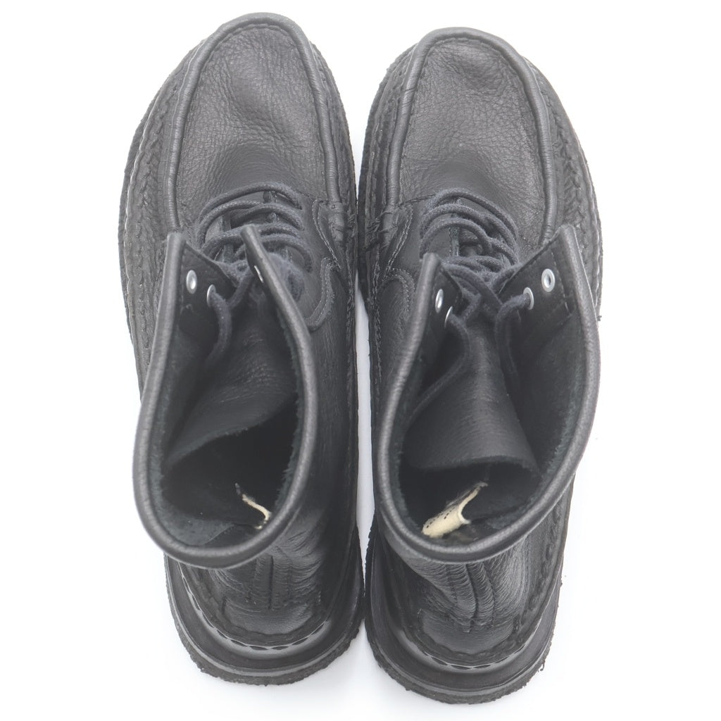 VISVIM(ヴィスヴィム) Cheekag-Folk ハイカットシューズ レザーブーツ ブラック