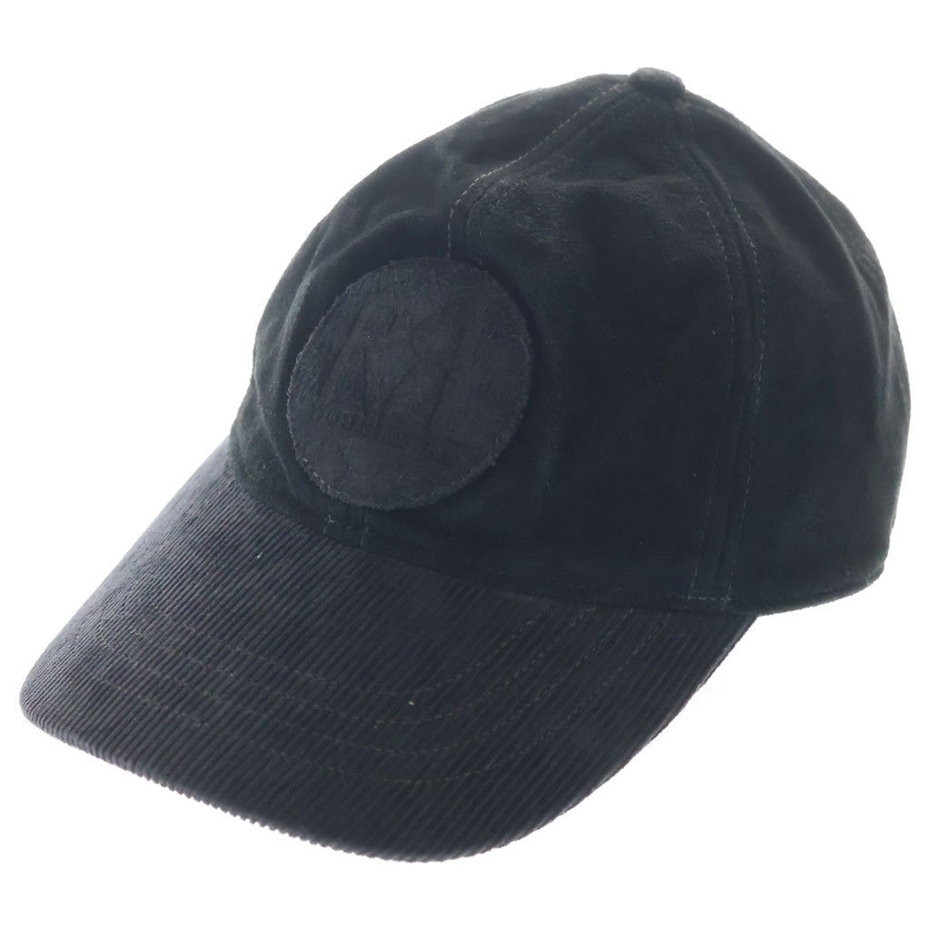 RRL(ダブルアールエル) Ranch Cap スウェード コーデュロイ キャップ 帽子 ブラック