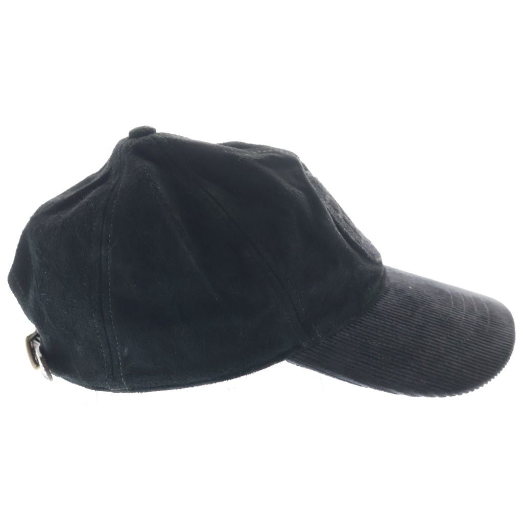 RRL(ダブルアールエル) Ranch Cap スウェード コーデュロイ キャップ 帽子 ブラック