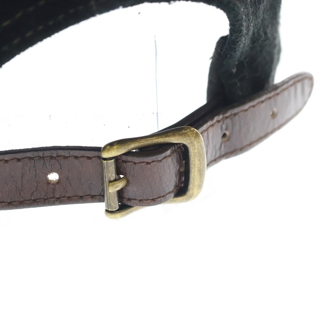 RRL(ダブルアールエル) Ranch Cap スウェード コーデュロイ キャップ 帽子 ブラック