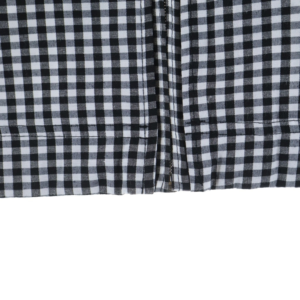POP TRADING COMPANY(ポップトレーディングカンパニー) GINGHAM BOXER ギンガムボクサー ブルゾン ジャケット ブラック 1251-3-000017