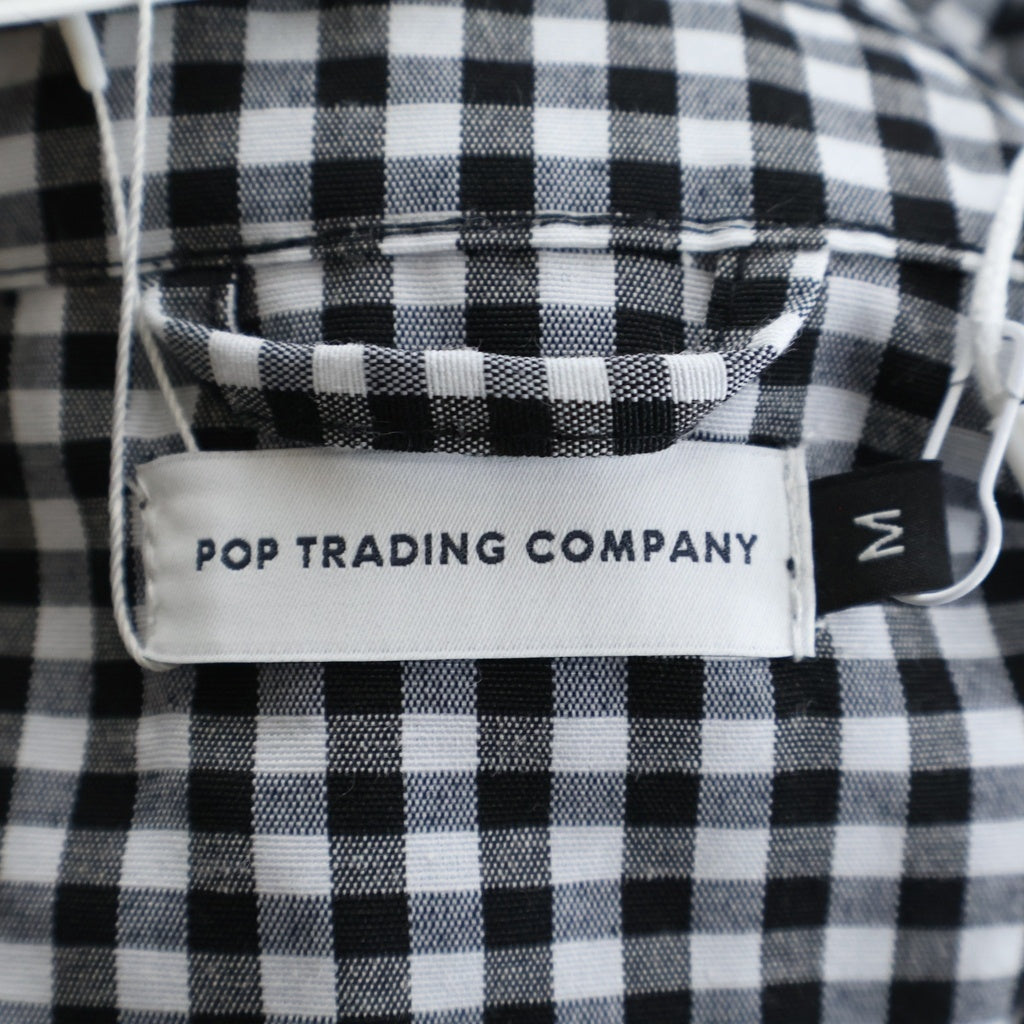 POP TRADING COMPANY(ポップトレーディングカンパニー) GINGHAM BOXER ギンガムボクサー ブルゾン ジャケット ブラック 1251-3-000017