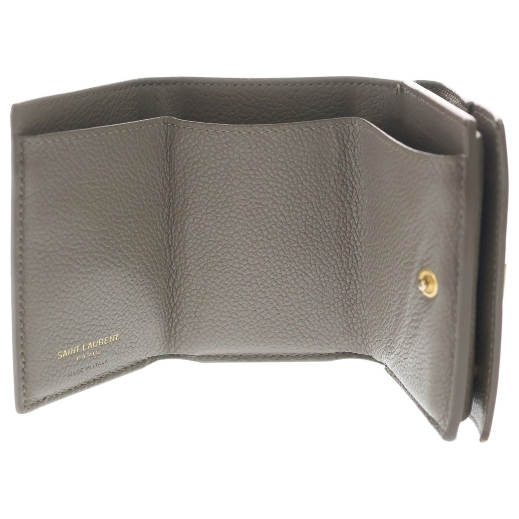 SAINT LAURENT PARIS(サンローランパリ) Wallet オリガミ カサンドラ タイニーウォレット 財布 ベージュ 620287 レディース