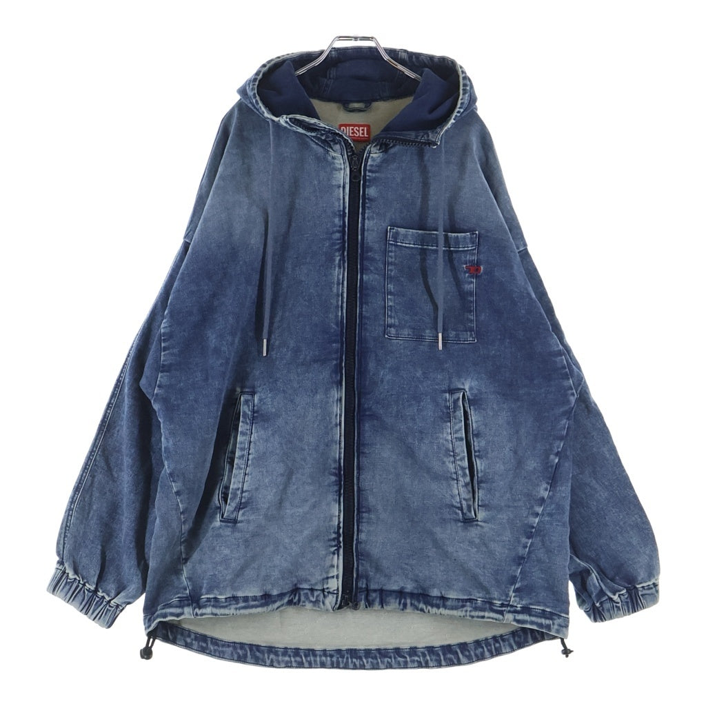 DIESEL(ディーゼル) D-HENNES-B-JOGG フーデッドジャケット デニムジャケット インディゴ A10948