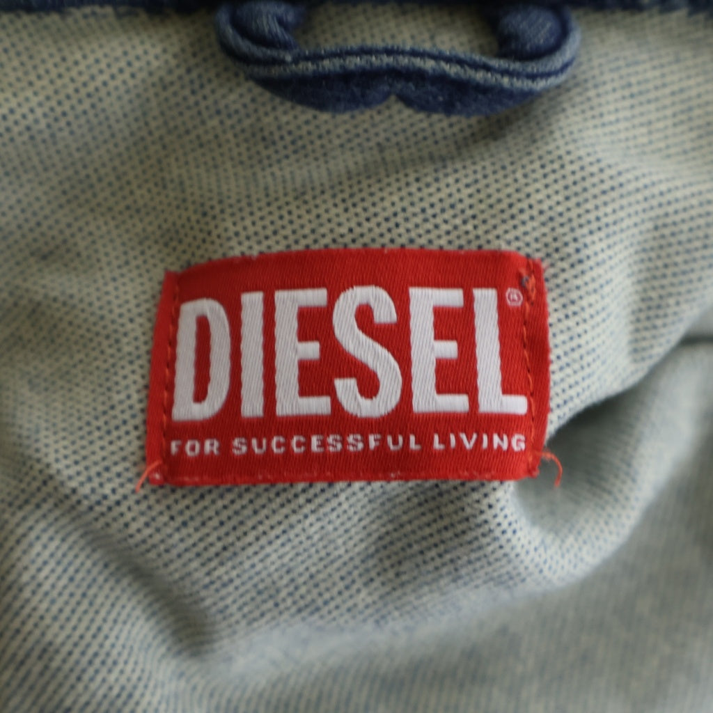 DIESEL(ディーゼル) D-HENNES-B-JOGG フーデッドジャケット デニムジャケット インディゴ A10948