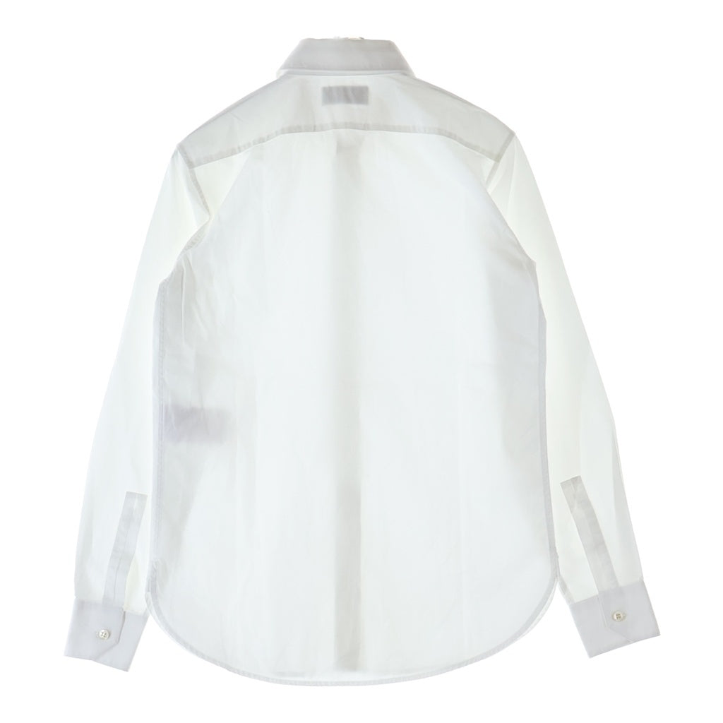 SAINT LAURENT PARIS(サンローランパリ) L/S Shirt 長袖シャツ ホワイト レディース 636994 Y227W