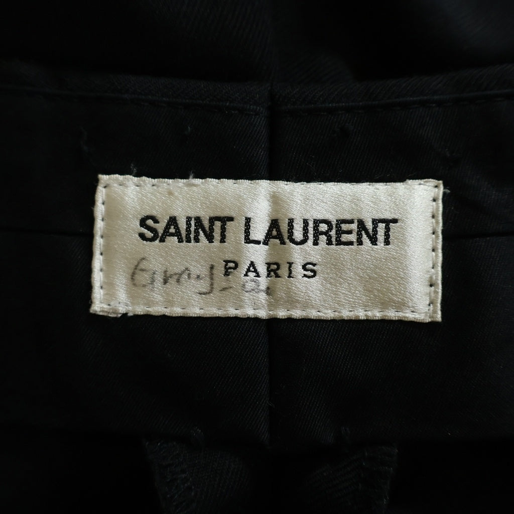 SAINT LAURENT PARIS(サンローランパリ) Wool Pants ウールパンツ スラックス ブラック 509487 Y404W