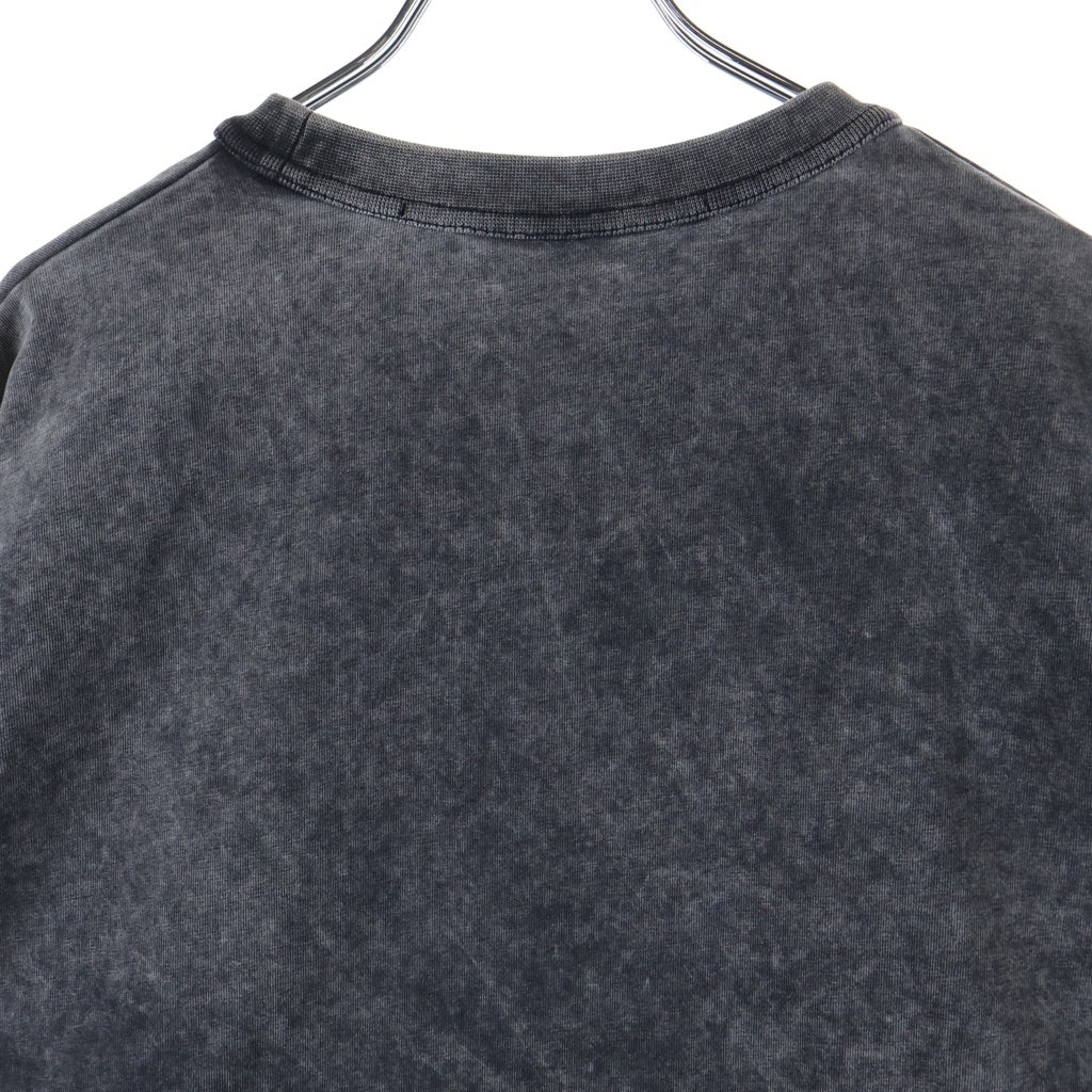 ALEXANDER WANG(アレキサンダーワン) Teddy Bear L/S T-Shirt フェード加工 ラインストーン装飾 長袖Tシャツ ロンT グレー