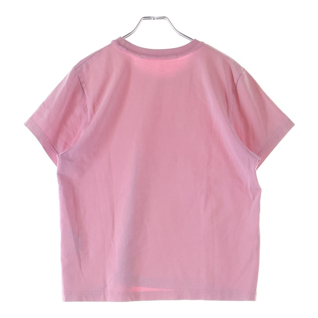 ALEXANDER WANG(アレキサンダーワン) Emboss T-Shirt エンボスロゴ クロップド 半袖Tシャツ ピンク レディース