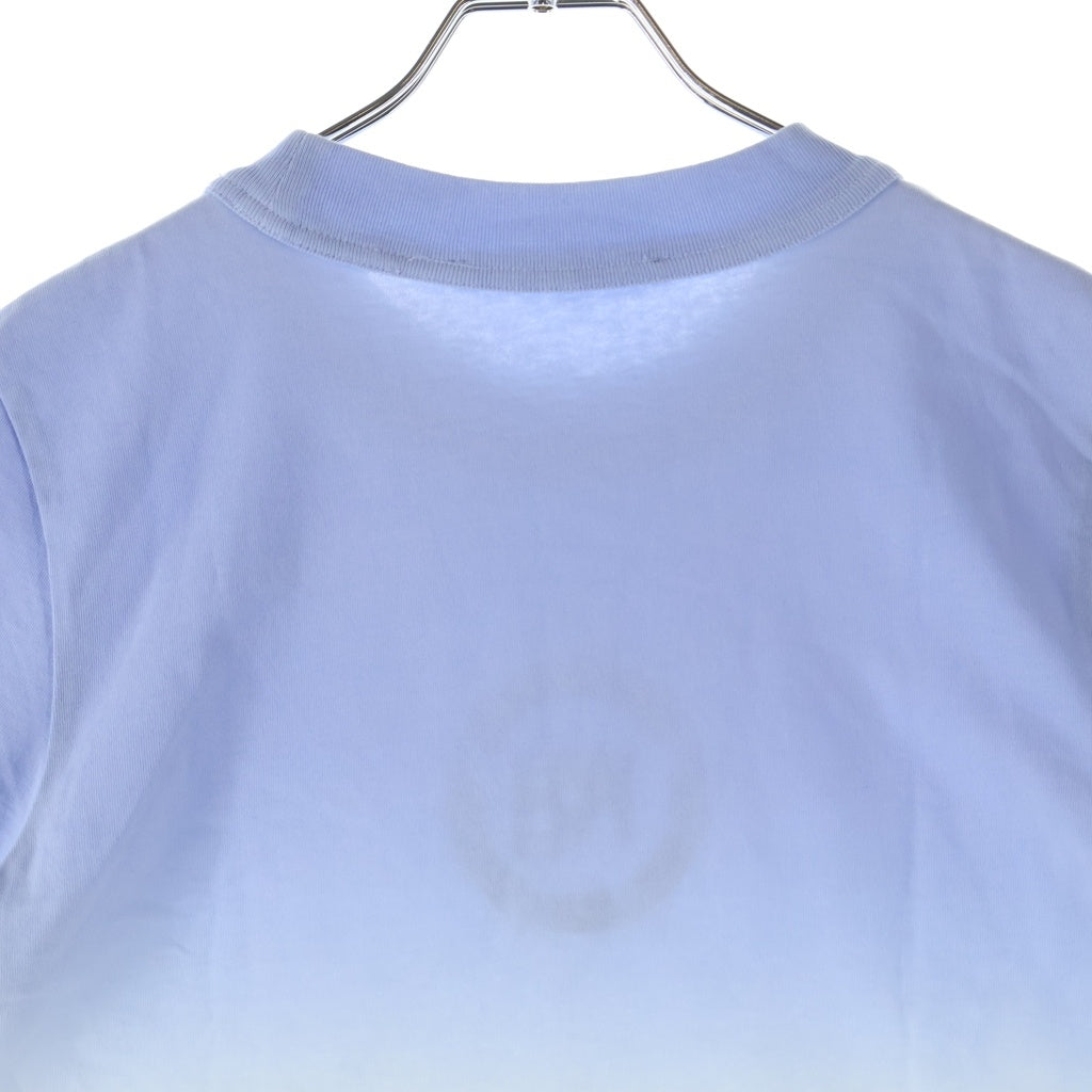 ALEXANDER WANG(アレキサンダーワン) Gradation T-Shirt ロゴ刺繍 クロップド 半袖Tシャツ ブルー レディース