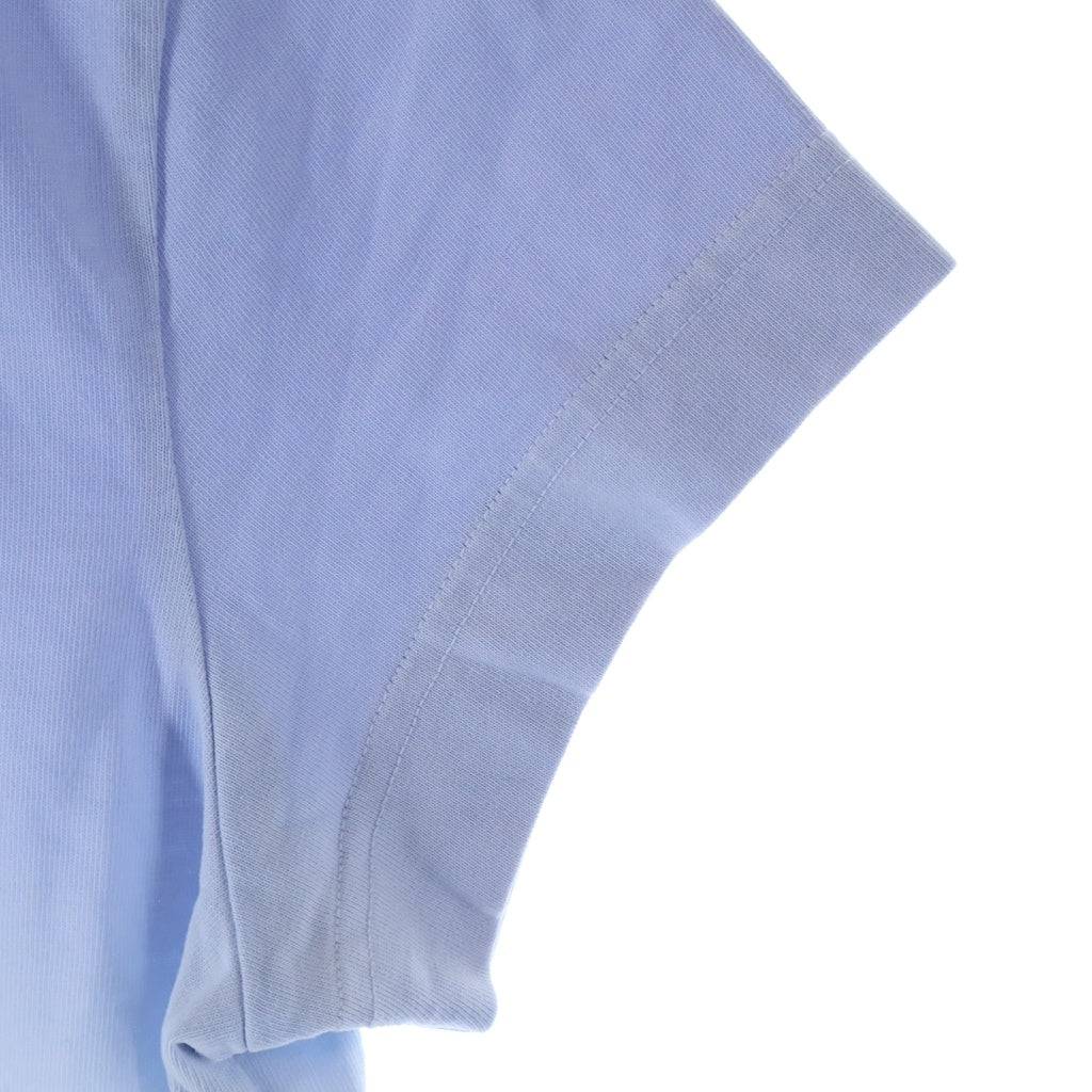 ALEXANDER WANG(アレキサンダーワン) Gradation T-Shirt ロゴ刺繍 クロップド 半袖Tシャツ ブルー レディース