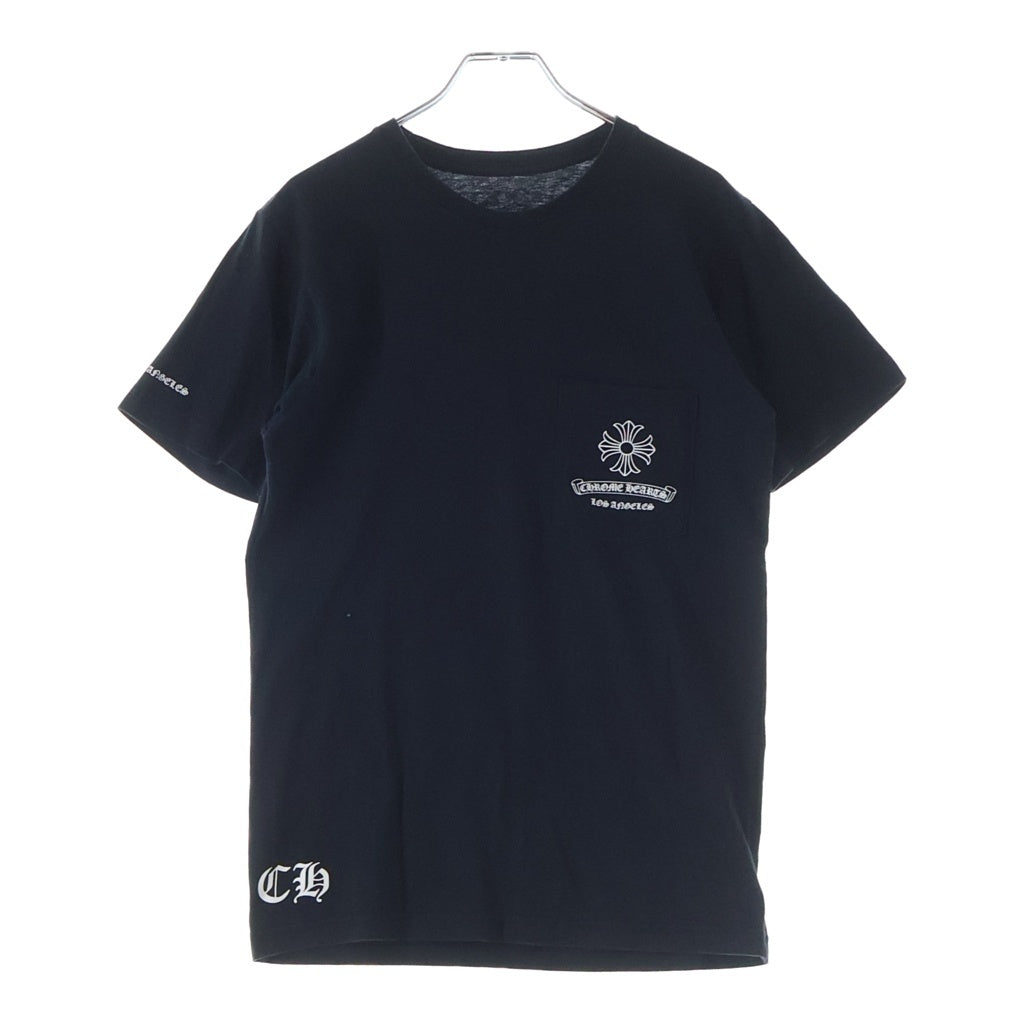 CHROME HEARTS(クロムハーツ) CH T-SHIRT LTD LOS ANGELES ロサンゼルス限定 CHプラスプリント 半袖Tシャツ ブラック