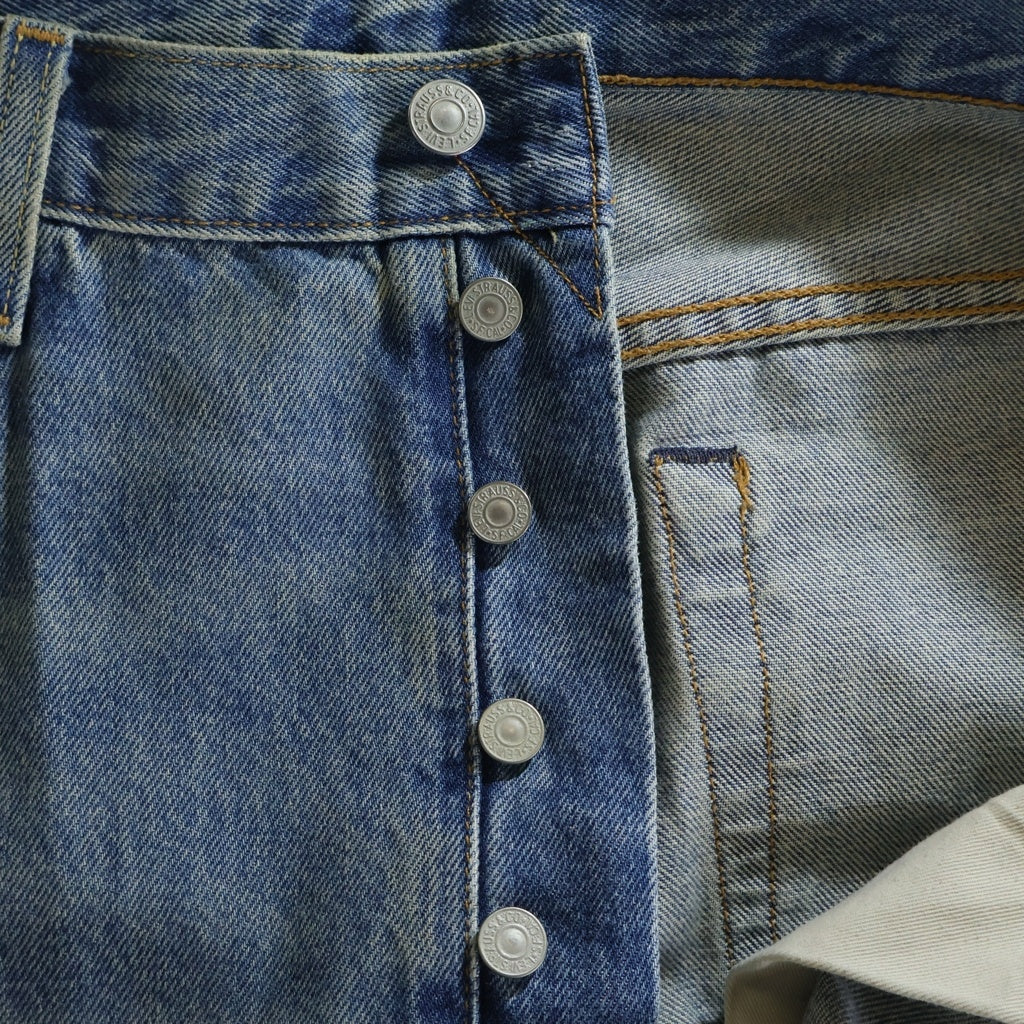 DENIM TEARS(デニムティアーズ) ×LEVI'S 501 COTTON WREATH CHAIN STITCH リーバイス フラワープリントデニムパンツ インディゴ PC9-A1592-0002