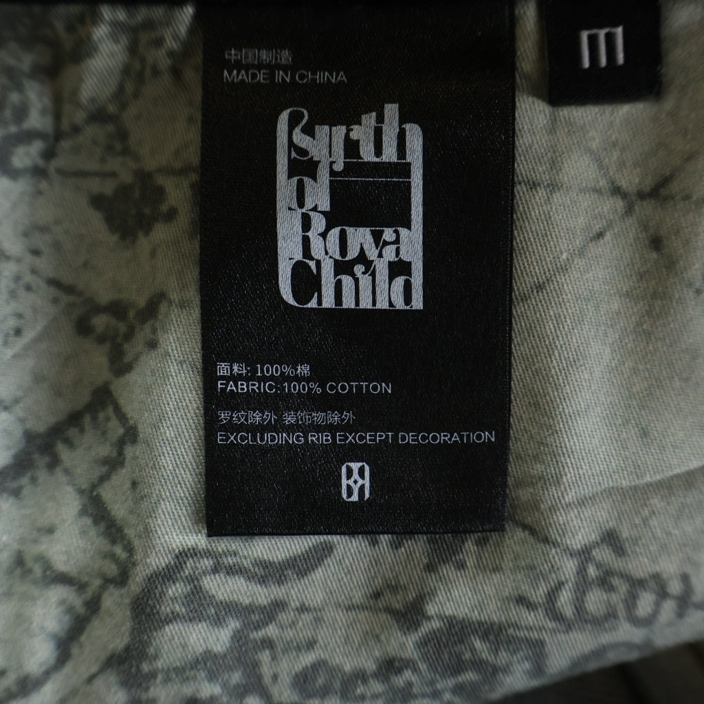 BIRTH OF ROYAL CHILD(バースオブロイヤルチャイルド) 20K Diamond Starlight Denim Shorts ラインストーン装飾 デニムハーフパンツ ショーツ ブラック