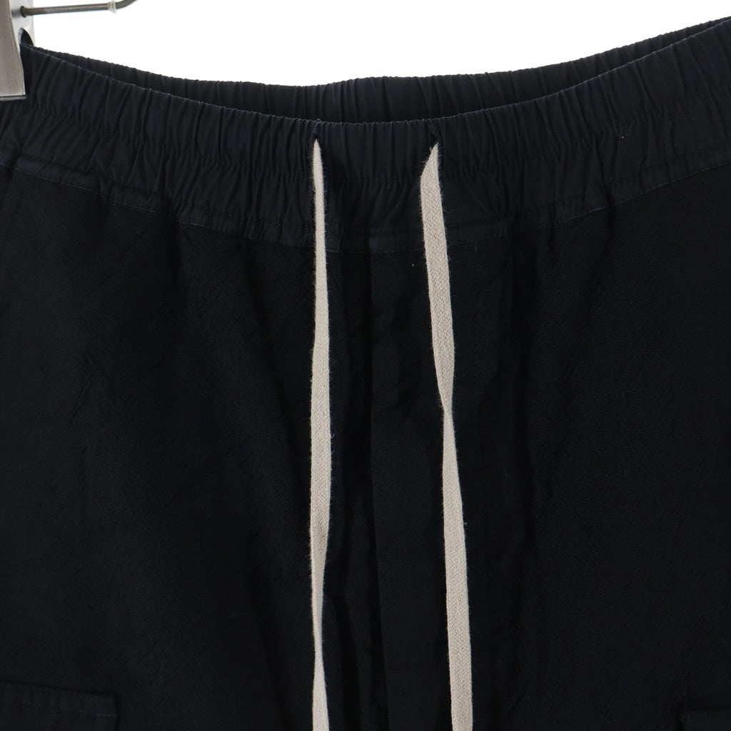 Rick Owens リックオウエンス 17AW Cropped Cargo Pants クロップドカーゴパンツ サルエルパンツ ブラック RU17F8385-WH Rick Owens(リックオウエンス) 17AW Cropped Cargo Pants クロップド
