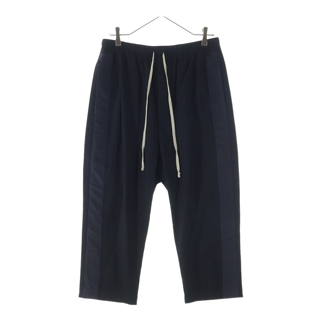 Rick Owens(リックオウエンス) 22SS Drawstring Slim Cropped Pants ドローストリング スリムクロップドパンツ ブラック RU01B1395-ZLSC