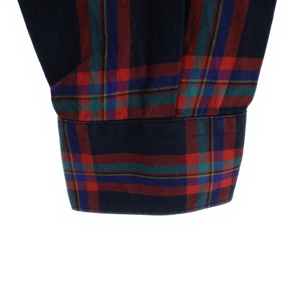 GIVENCHY(ジバンシィ) 16SS Star L/S Shirt スターレザーパッチ 長袖チェックシャツ マルチカラー 16S 6029 409