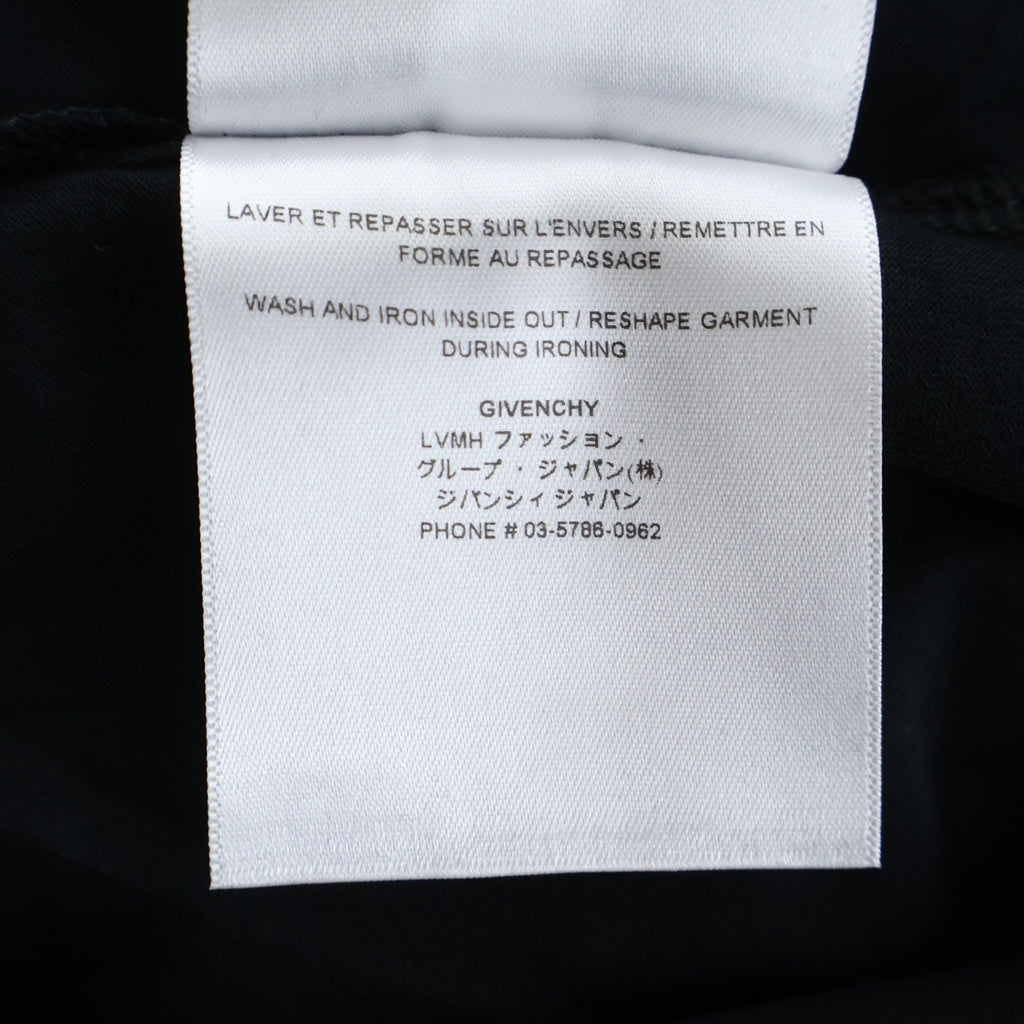 GIVENCHY(ジバンシィ) 18SS Rottweiler T-Shirt ロットワイラー ドッグプリント半袖Tシャツ ブラック BM705L3Y1P