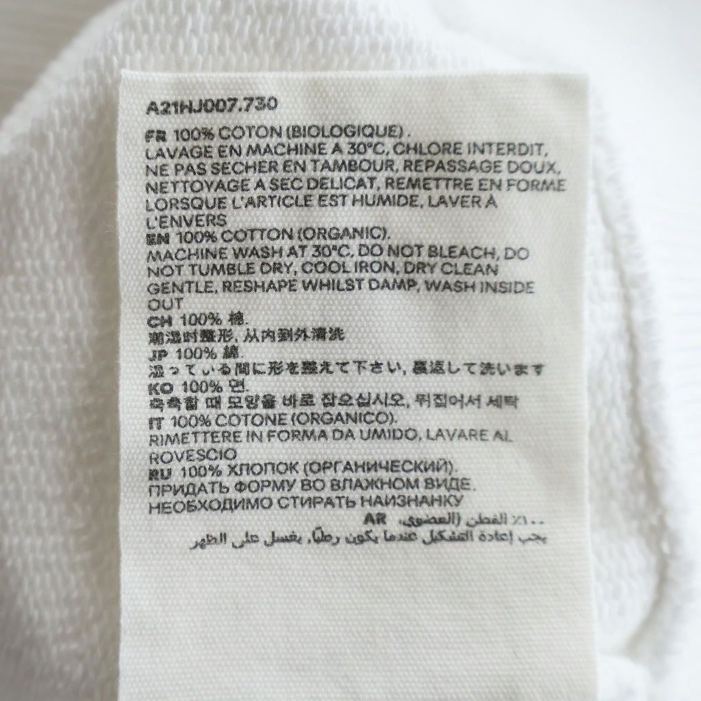 AMI Alexandre Mattiussi(アミアレクサンドルマテュッシ) Sweatshirt ロゴ刺繍 クルーネックスウェットトレーナー ホワイト A21HJ007.730