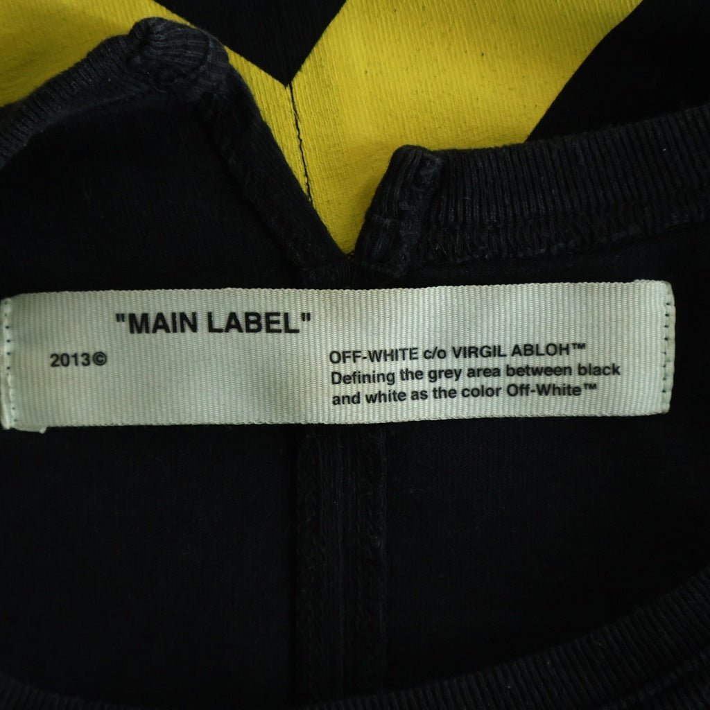 OFF-WHITE(オフホワイト) 18SS Moto Spliced T-Shirt 半袖Tシャツ ブラック OMAA032S18185083