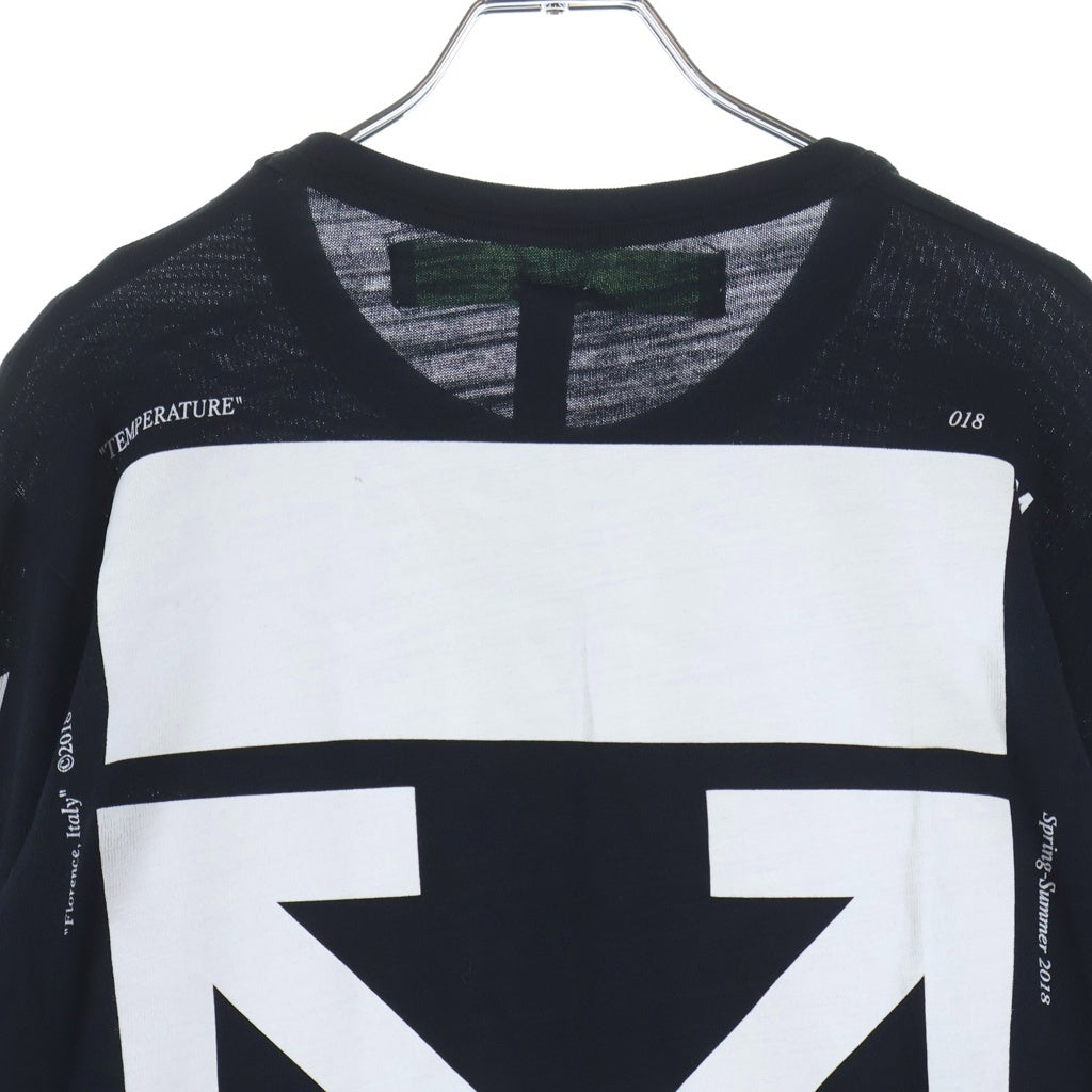 OFF-WHITE(オフホワイト) 18SS Monalisa L/S T-Shirt モナリザ 長袖Tシャツ ロンT ブラック OMAB001S18001012
