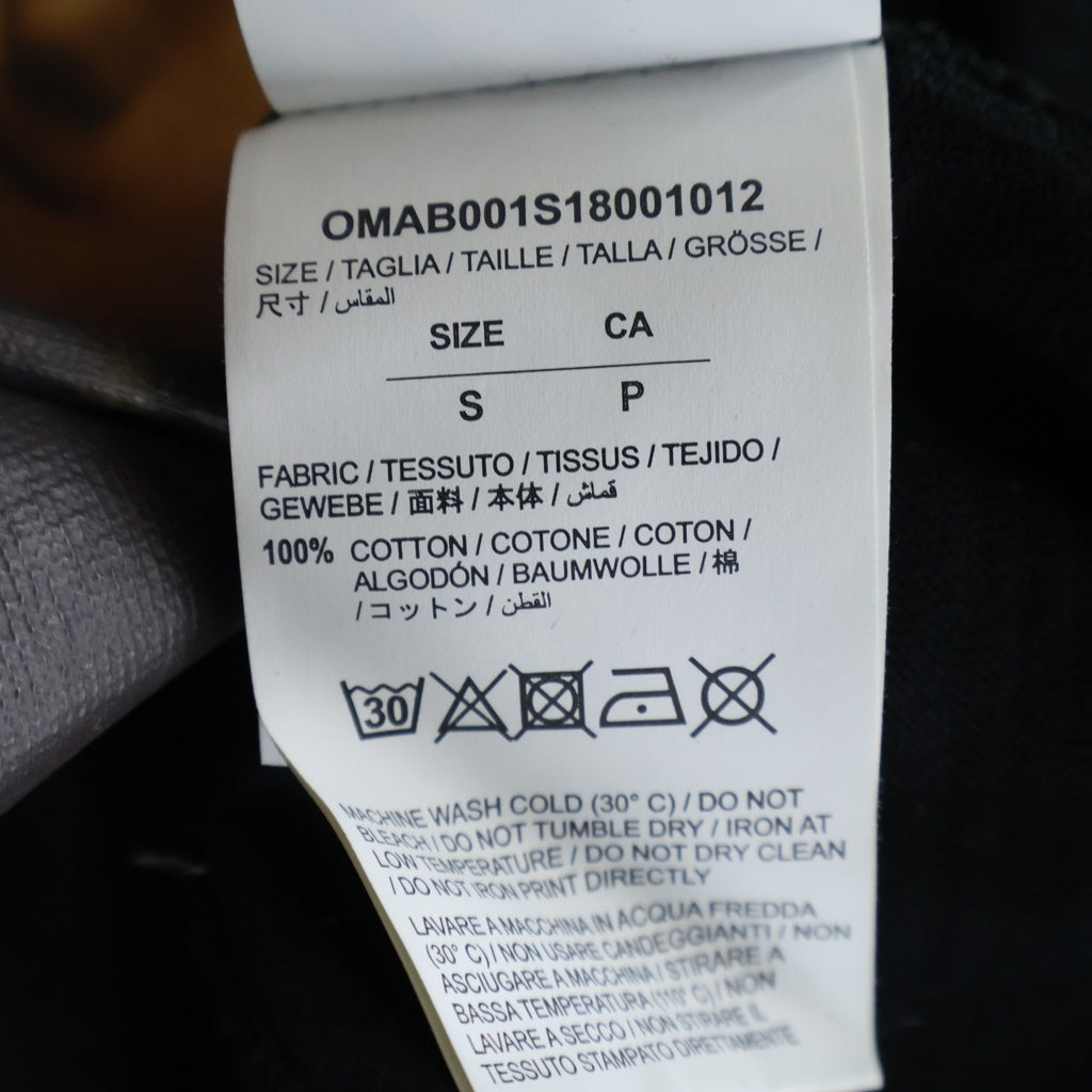 OFF-WHITE(オフホワイト) 18SS Monalisa L/S T-Shirt モナリザ 長袖Tシャツ ロンT ブラック OMAB001S18001012