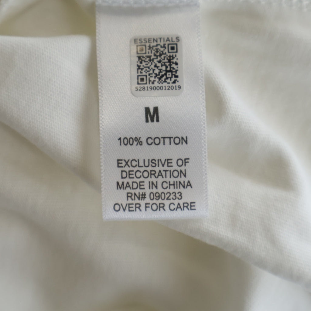 FEAR OF GOD ESSENTIALS(フィアオブゴッド エッセンシャルズ) L/S T-SHIRT LTD LONG BEACH ロングビーチ限定 長袖Tシャツ ホワイト