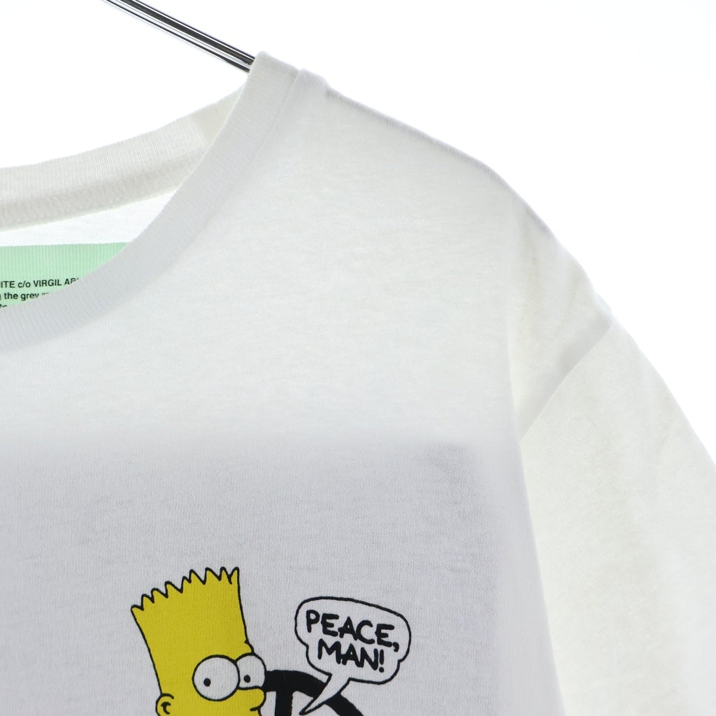OFF-WHITE(オフホワイト) 19SS Simpsons T-Shirt シンプソンズ 半袖Tシャツ ホワイト OMAA027S19185034