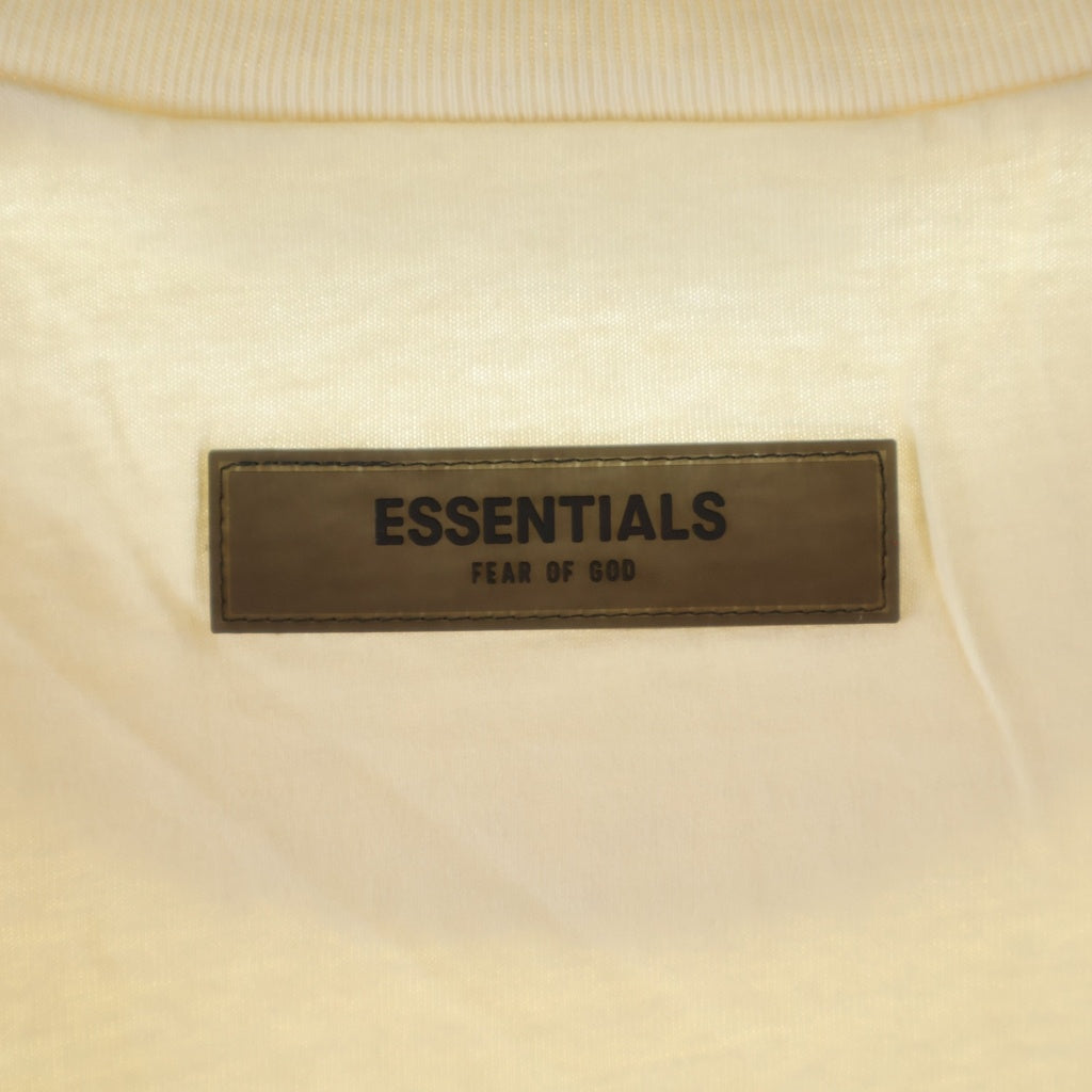 FEAR OF GOD ESSENTIALS(フィアオブゴッド エッセンシャルズ) S/S T-SHIRT フェルトロゴ 半袖Tシャツ ベージュ