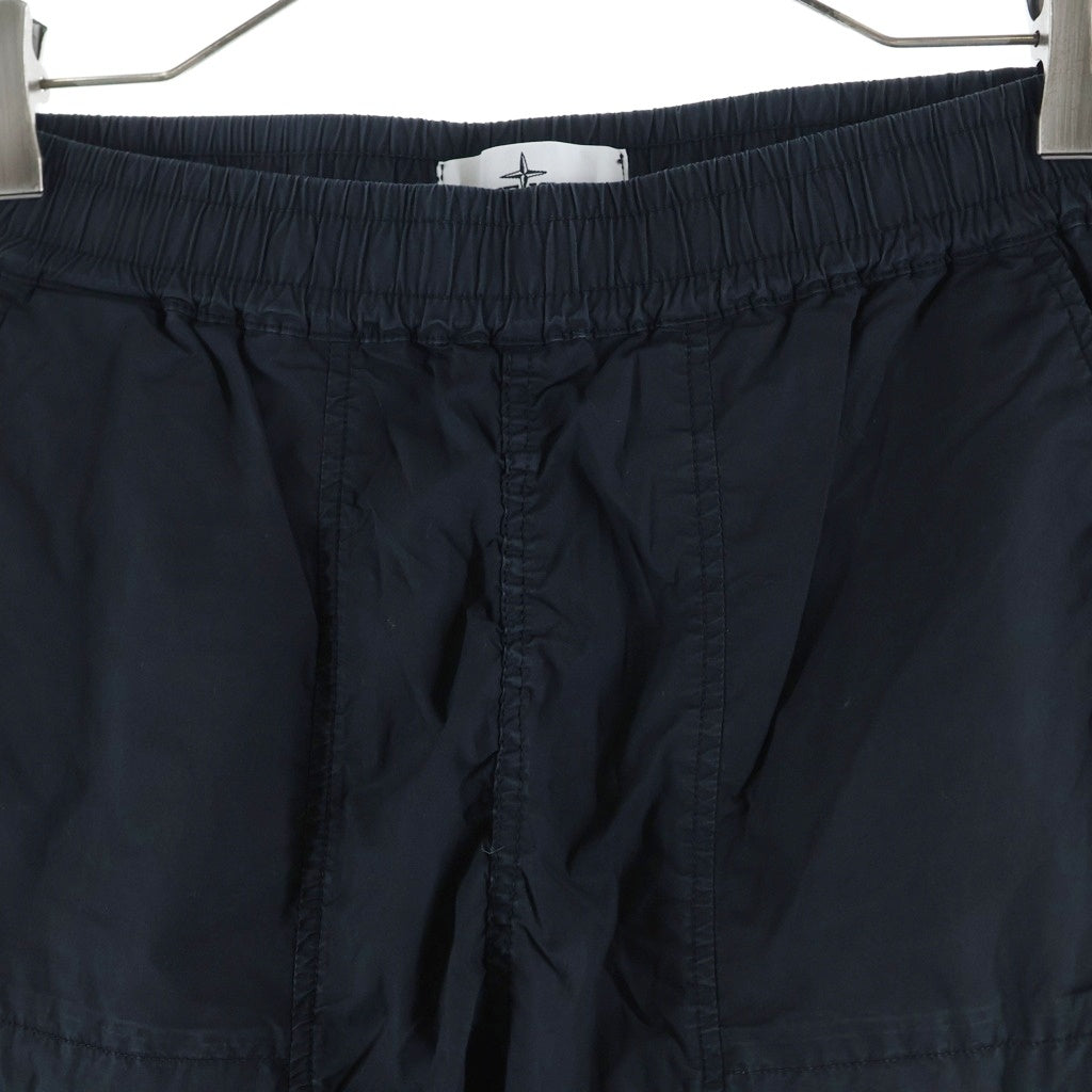 STONE ISLAND(ストーンアイランド) RE-T Cargo Pants ロゴワッペン カーゴパンツ ブラック 721530503