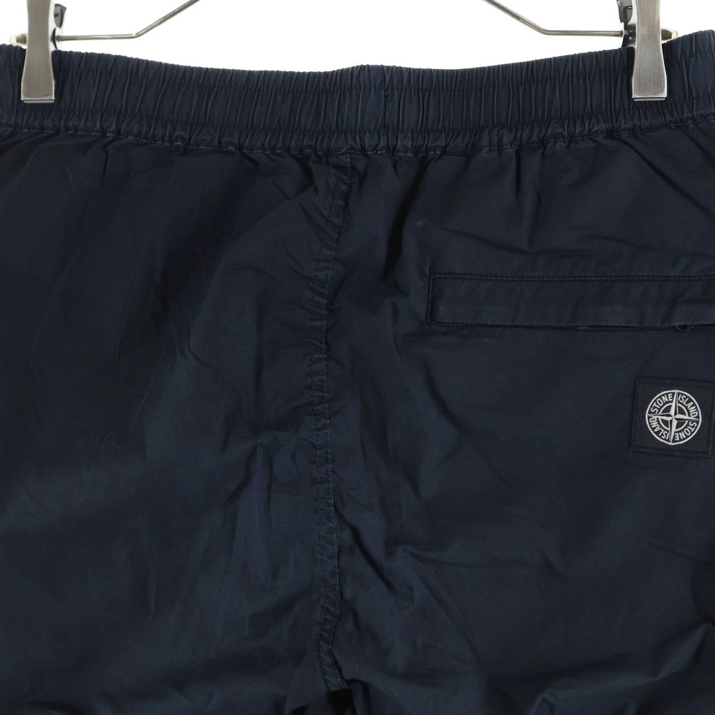 STONE ISLAND(ストーンアイランド) RE-T Cargo Pants ロゴワッペン カーゴパンツ ブラック 721530503