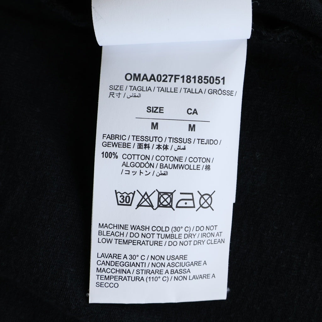 OFF-WHITE(オフホワイト) 18AW Liberty T-Shirt 半袖Tシャツ ブラック OMAA027F18185051