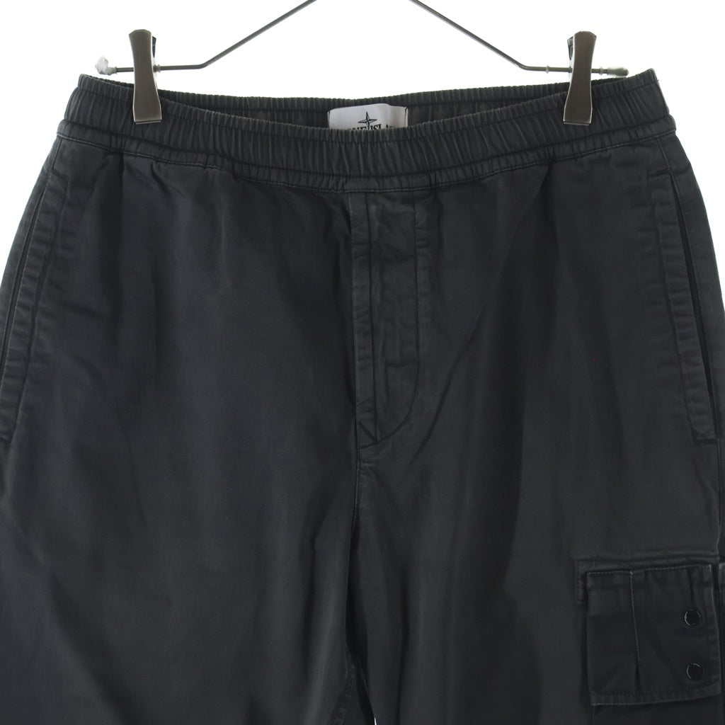 STONE ISLAND(ストーンアイランド) RE-T Cargo Pants ロゴワッペン フェード加工 カーゴパンツ グレー 771531014