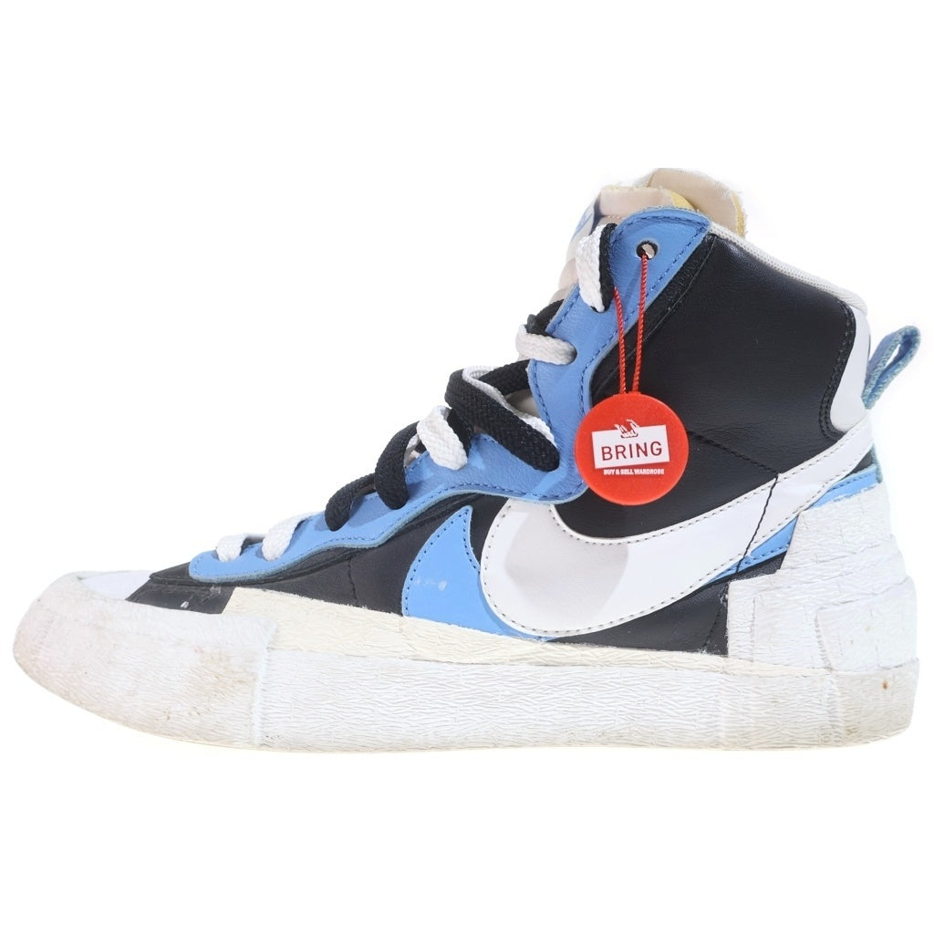NIKE(ナイキ) ×sacai BLAZER MID BV0072-001 ×サカイ ナイキ ブレーザーミッド ブルー/ブラック US8.5/26.5cm