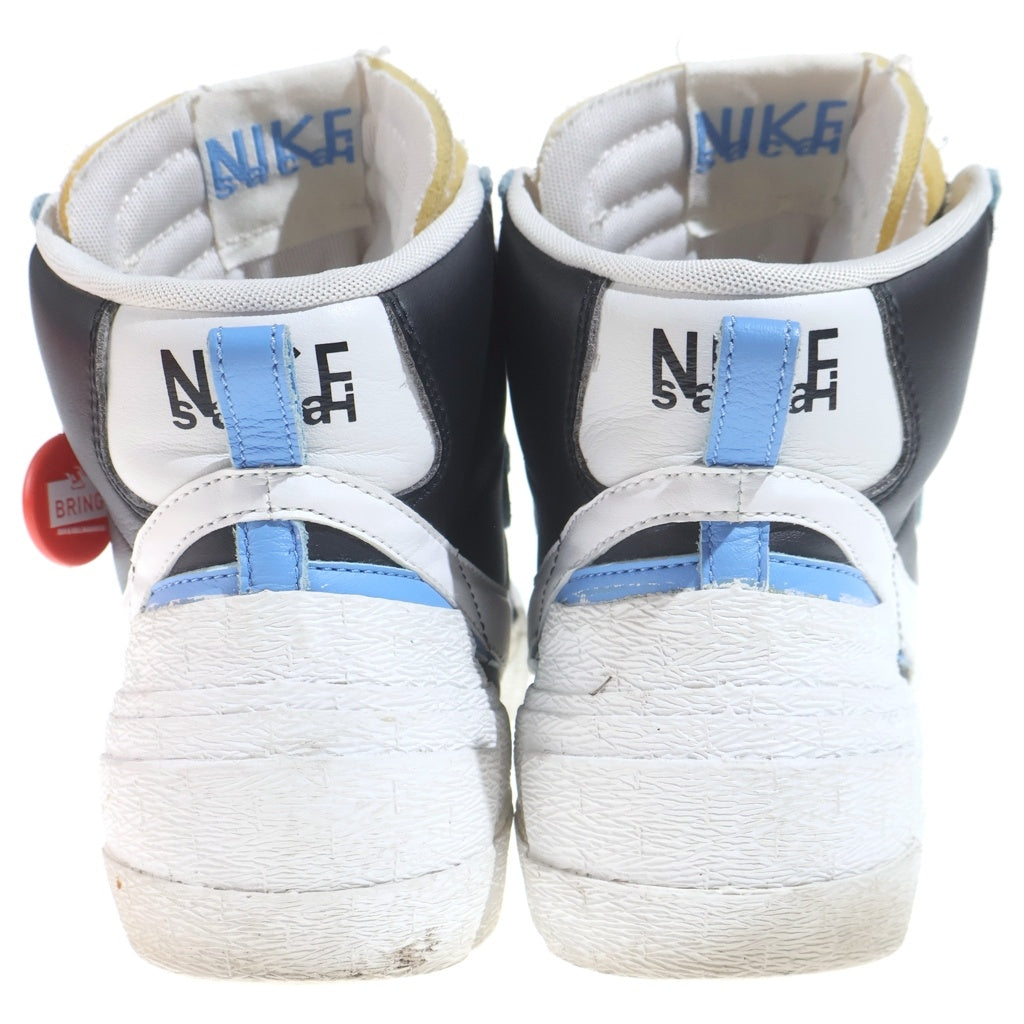 NIKE(ナイキ) ×sacai BLAZER MID BV0072-001 ×サカイ ナイキ ブレーザーミッド ブルー/ブラック US8.5/26.5cm