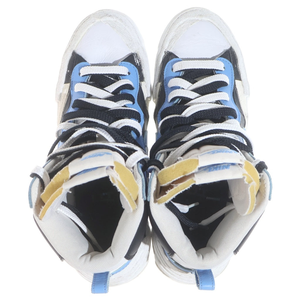 NIKE(ナイキ) ×sacai BLAZER MID BV0072-001 ×サカイ ナイキ ブレーザーミッド ブルー/ブラック US8.5/26.5cm
