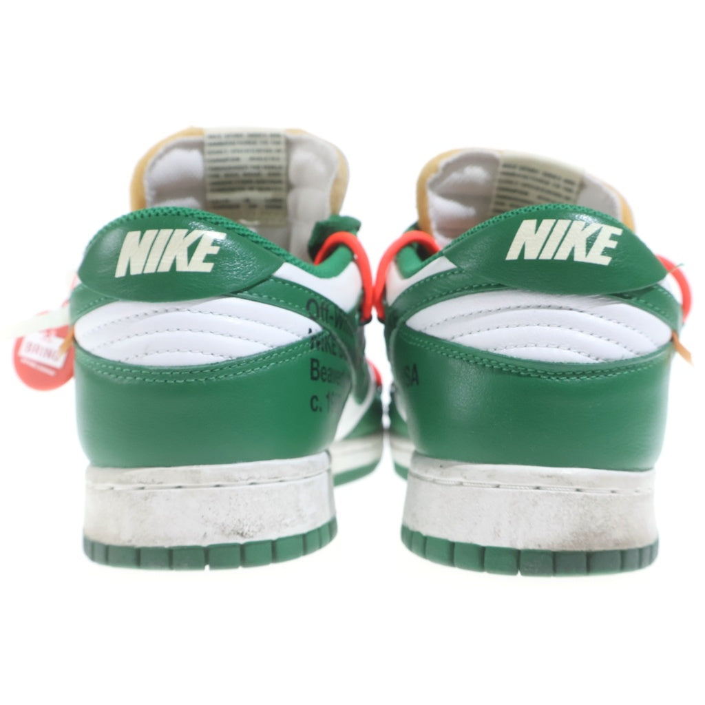 NIKE(ナイキ) ×Off-White Dunk Low CT0856-100 ×オフホワイト ダンク ロー ホワイト/グリーン US8.5/26.5cm