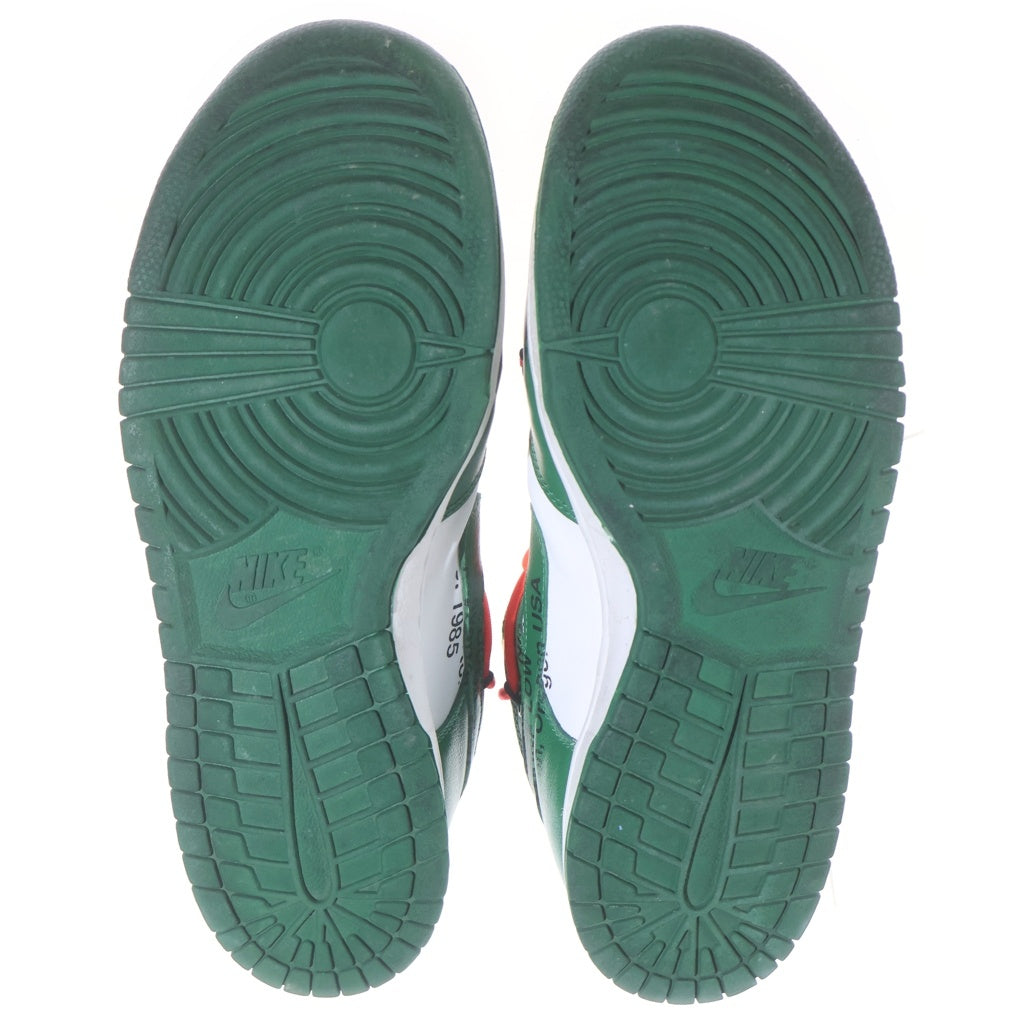 NIKE(ナイキ) ×Off-White Dunk Low CT0856-100 ×オフホワイト ダンク ロー ホワイト/グリーン US8.5/26.5cm
