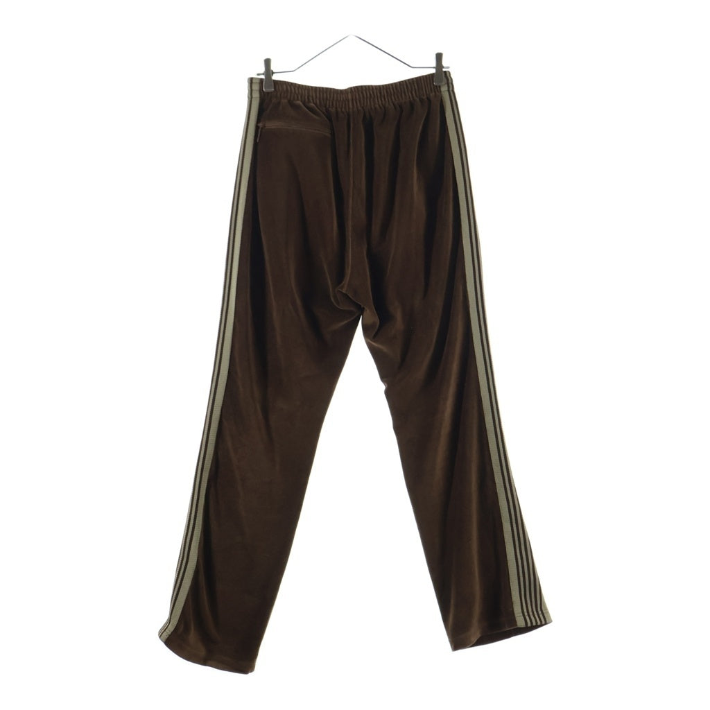 Needles(ニードルス) 22AW NARROW TRACK PANT LQ236 ベロアトラック パンツ ブラウン