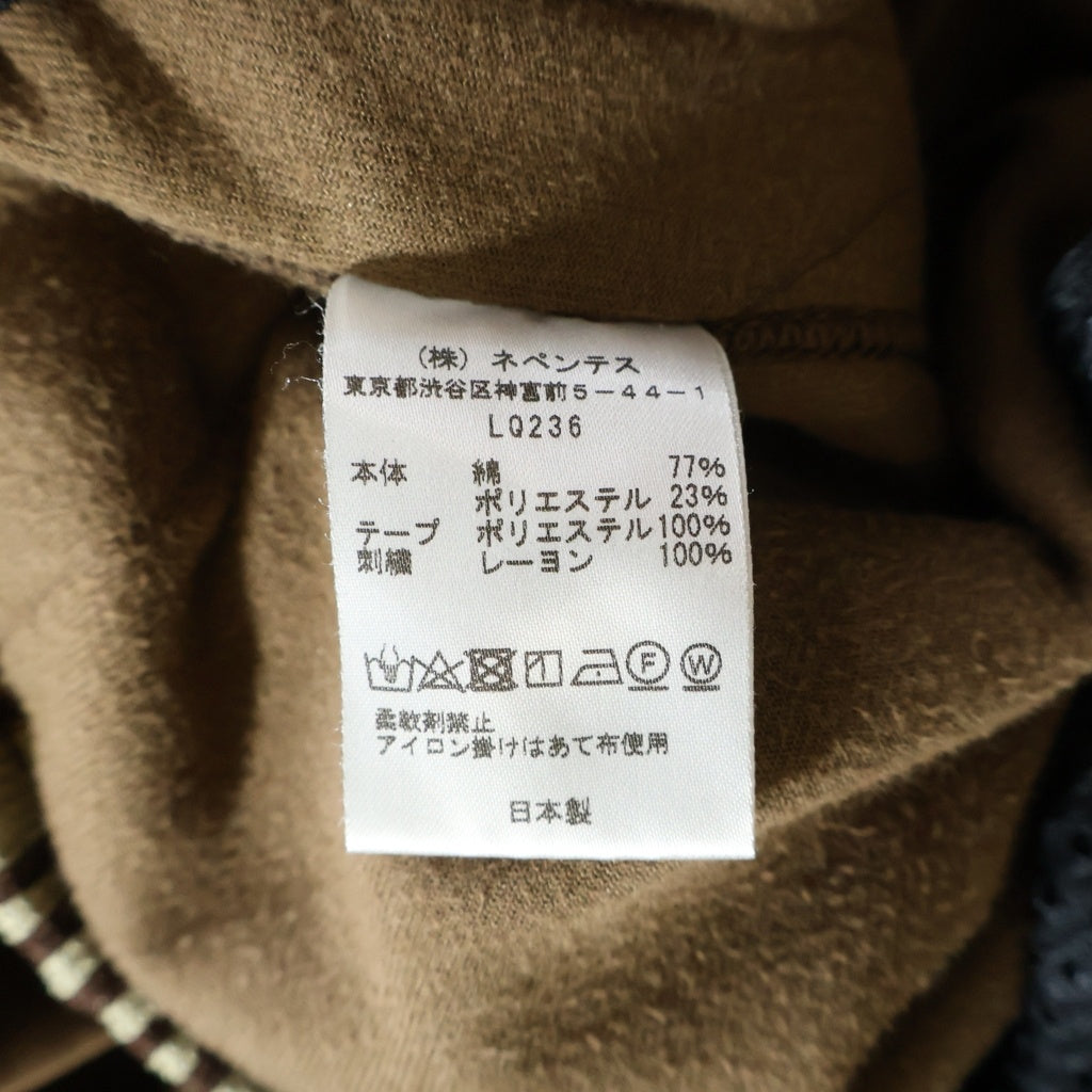 Needles(ニードルス) 22AW NARROW TRACK PANT LQ236 ベロアトラック パンツ ブラウン
