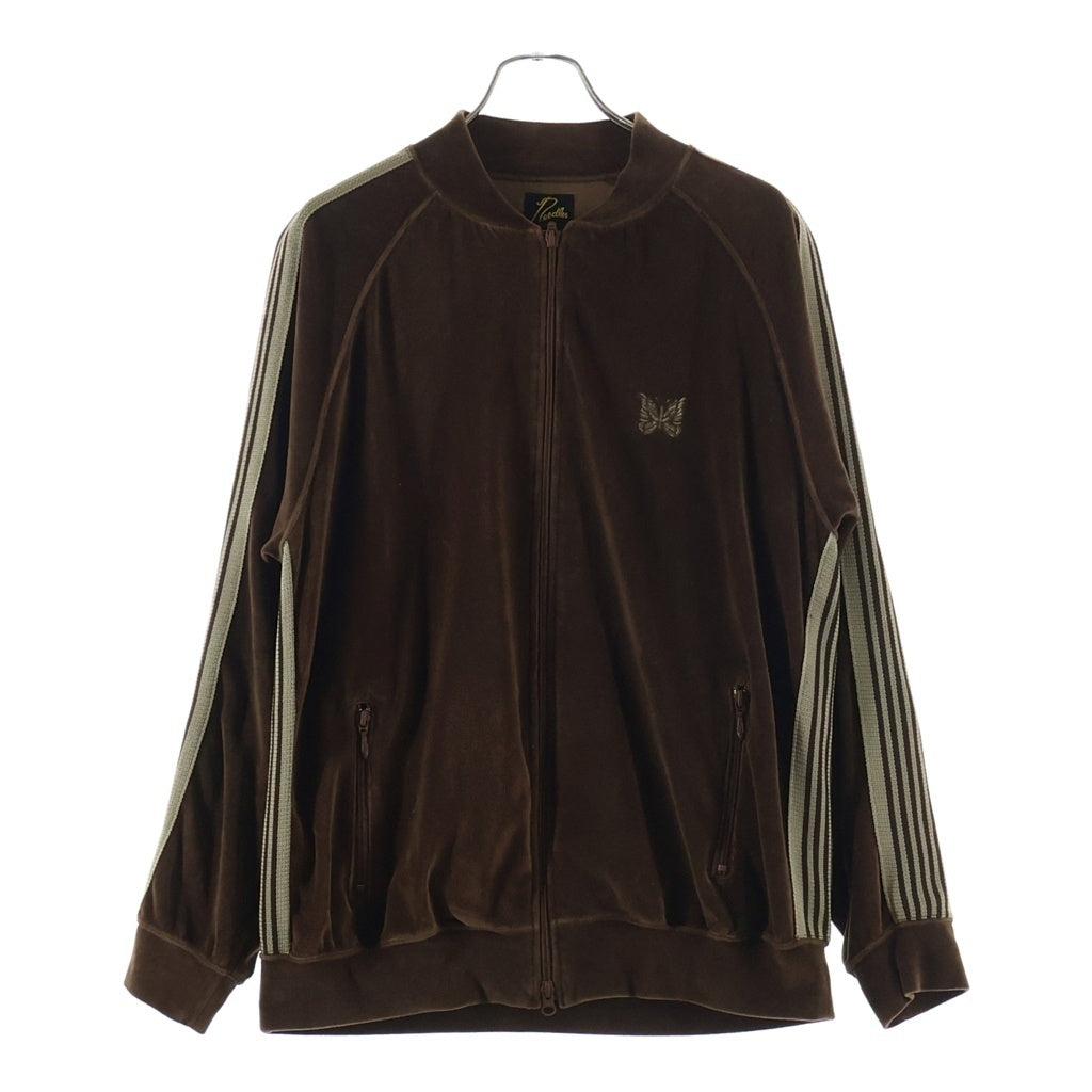 Needles(ニードルス) 22AW NARROW TRACK JACKET LQ234 ベロア トラックジャケット ブラウン