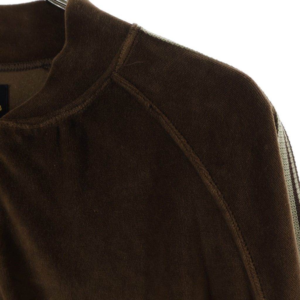 Needles(ニードルス) 22AW NARROW TRACK JACKET LQ234 ベロア トラックジャケット ブラウン