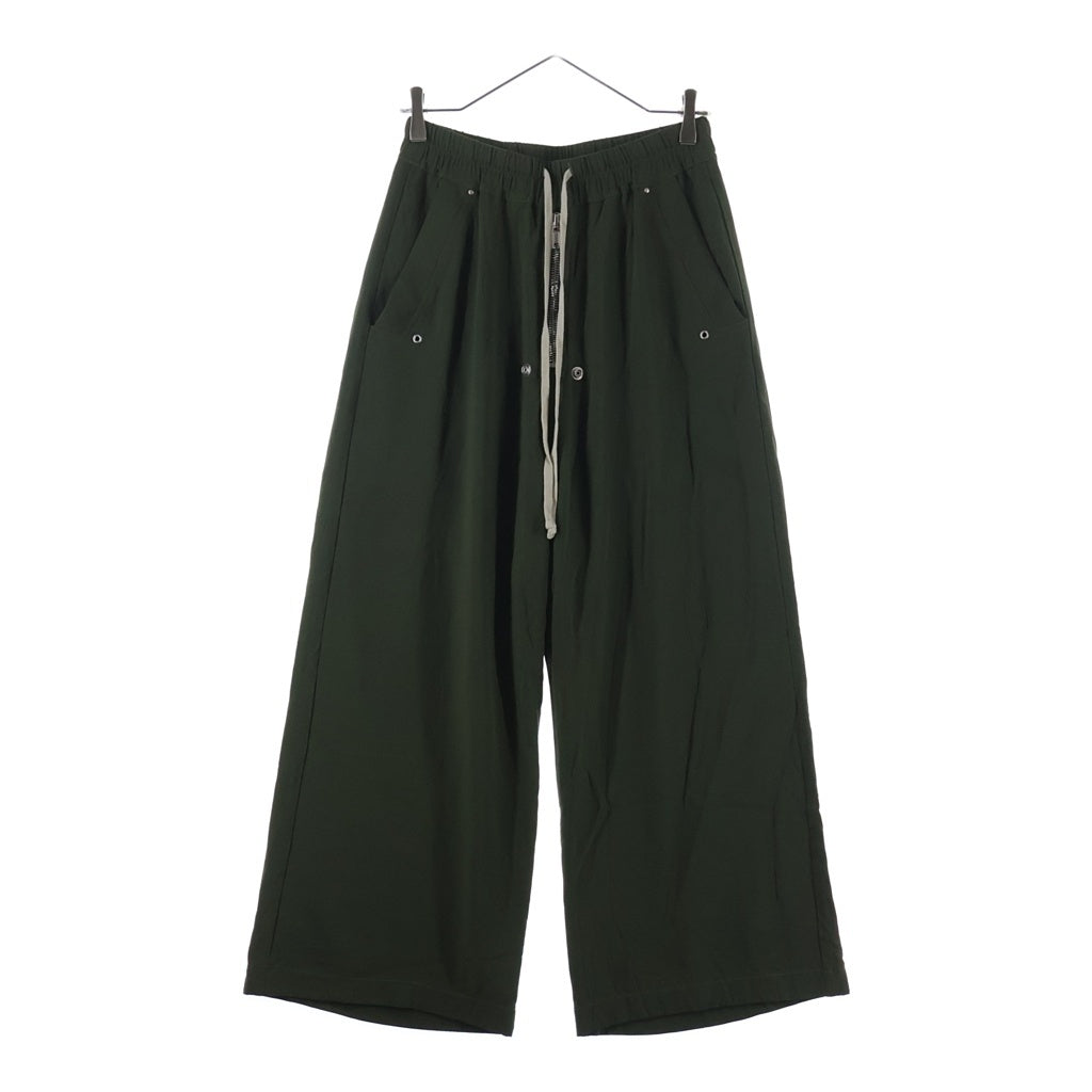 Rick Owens(リックオウエンス) GETH BELAS DRAWSTRING PANTS ゲスベラ ドローストリングワイドパンツ カーキ RP02B6311-HY