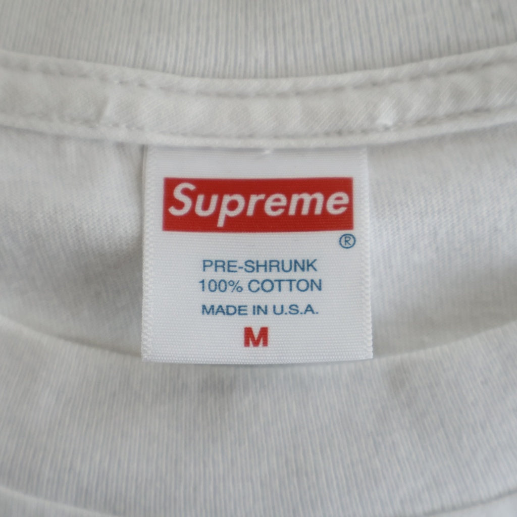 SUPREME(シュプリーム) 21AW ×Tiffany&Co Box Logo Tee ティファニー ボックスロゴ クルーネック コットン 半袖Tシャツ カットソー ホワイト
