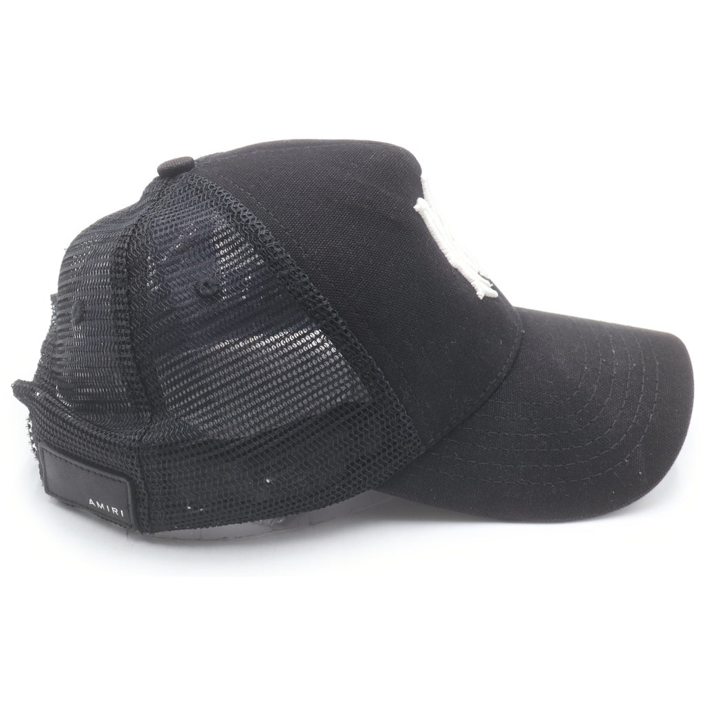 AMIRI(アミリ) MA LOGO TRUCKER CAP エムエーロゴ トラッカーキャップ 帽子 ブラック SRIXMAH009SAMHDC