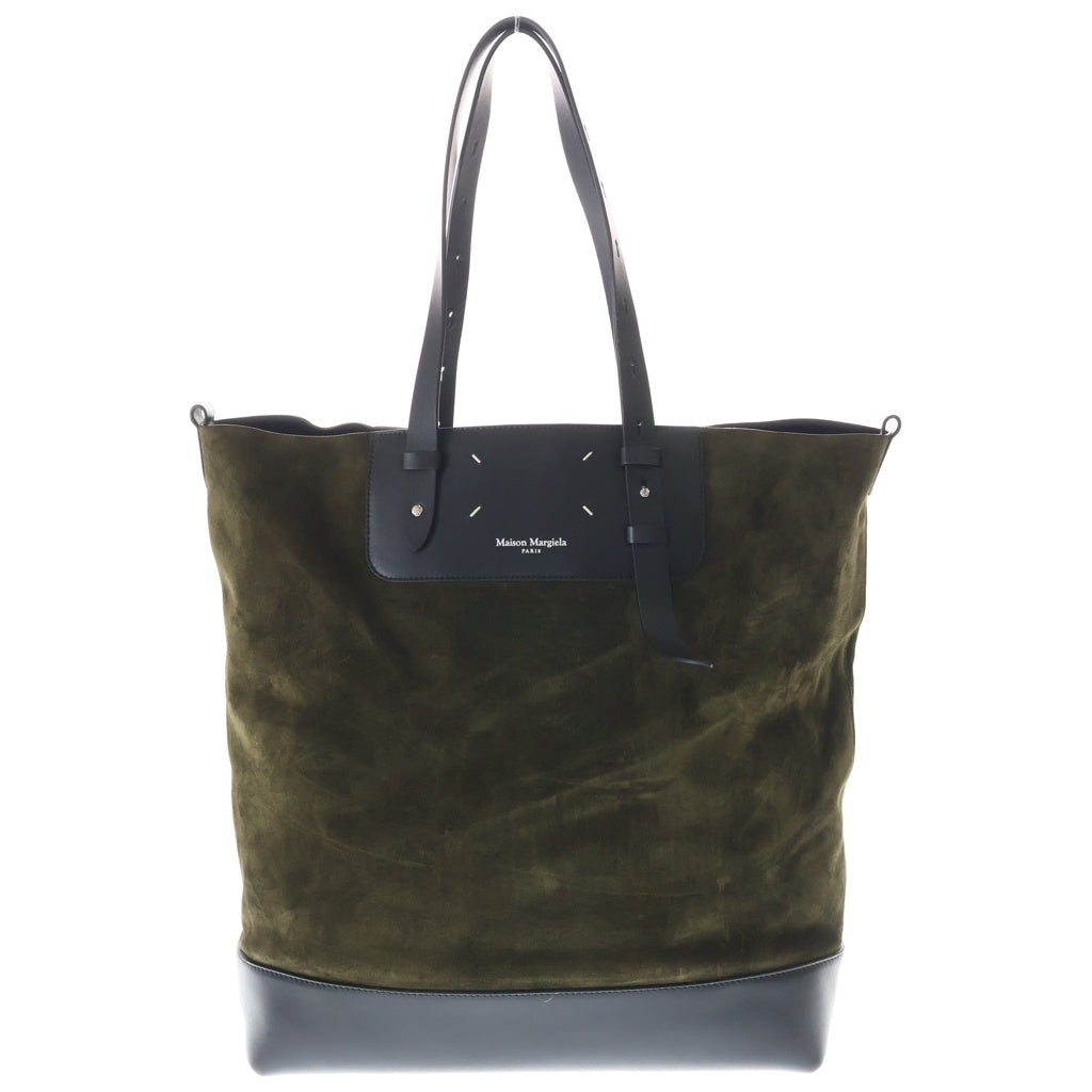 Maison Margiela(メゾンマルジェラ) バーティカルショッピングバッグ スエード トートバッグ SB1WC0024 ブラウン