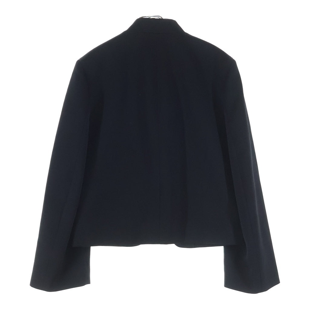JIL SANDER(ジルサンダー) Cropped Stand Collar Jacket J01BN0142 クロップド スタンドカラー ジャケット レディース ブラック
