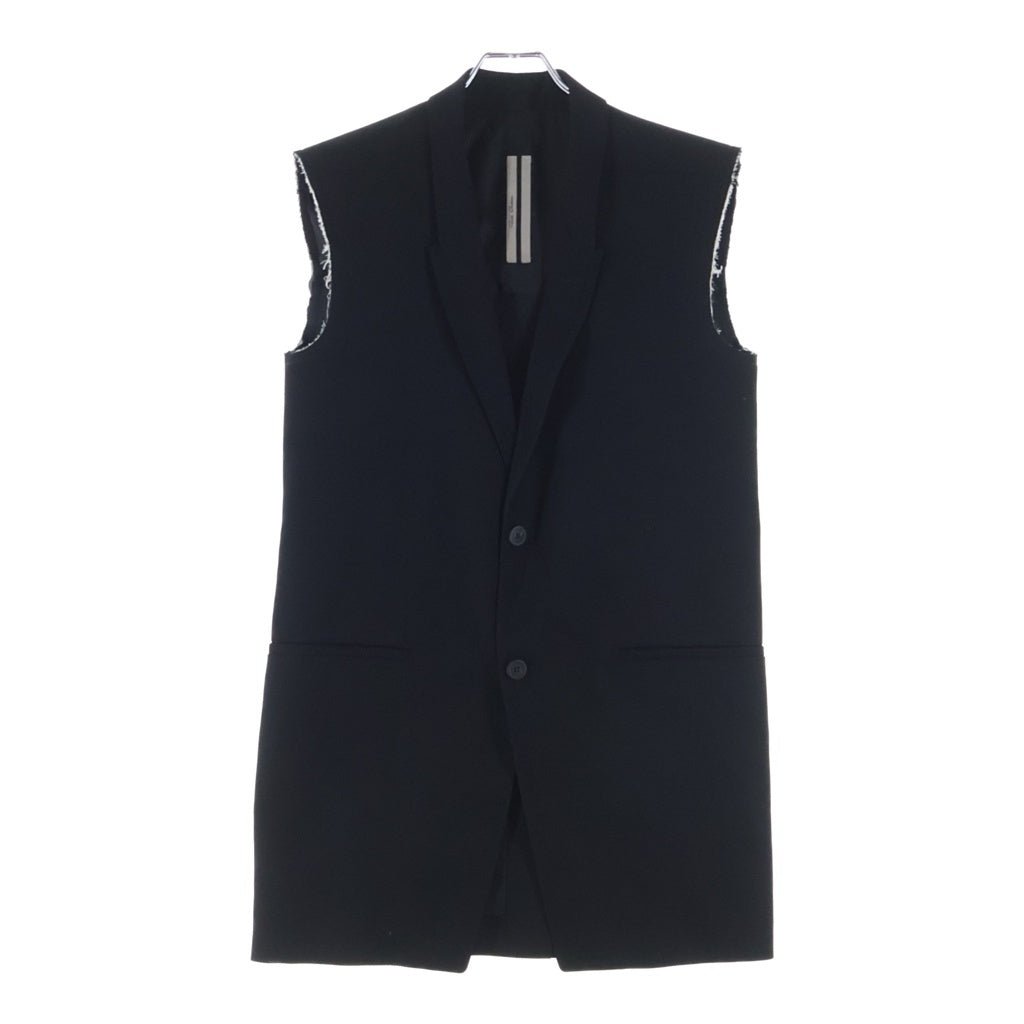Rick Owens(リックオウエンス) 26SS SL CONCORDIAN JKT RP01F6758-WT コンコルディアン ノースリーブ ジャケット ベスト レディース ブラック